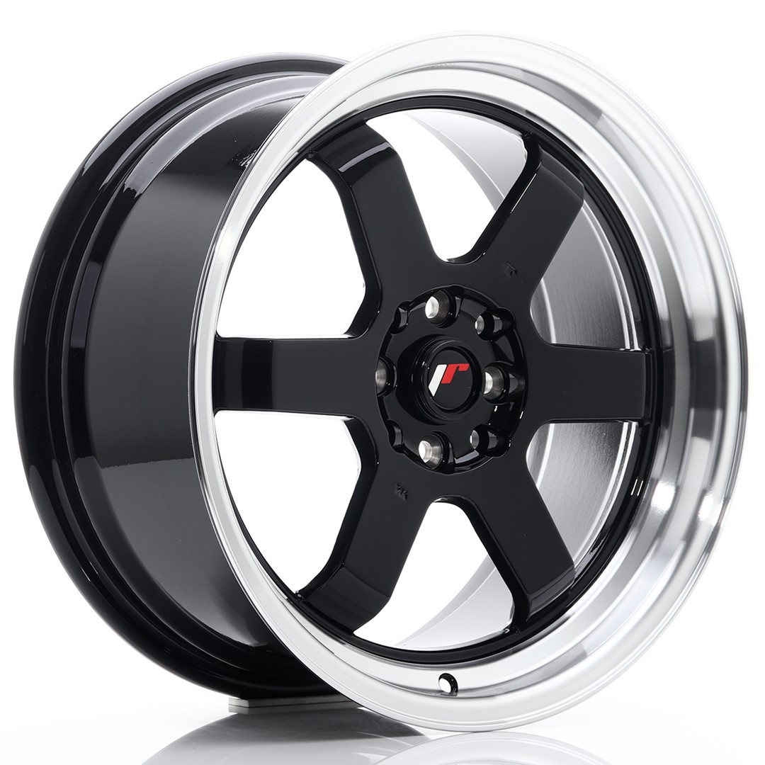 32894_0_24384 JR Wheels JR12 17x8 ET33 5x100/114 Gloss Black - Image 1