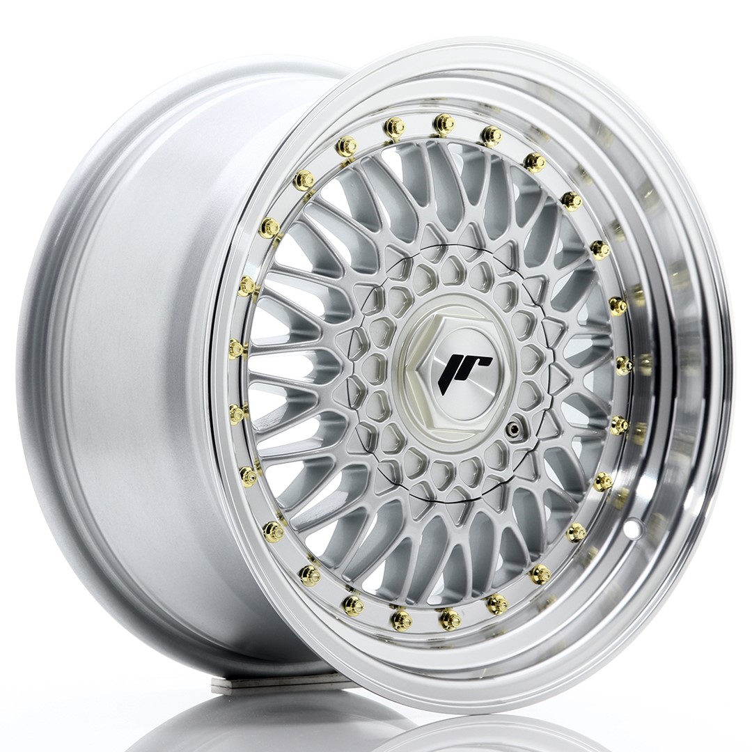 33221_0_22546 JR Wheels JR9 16x8 ET25 4x100/108 Silver w/ Machined Lip - Image 1