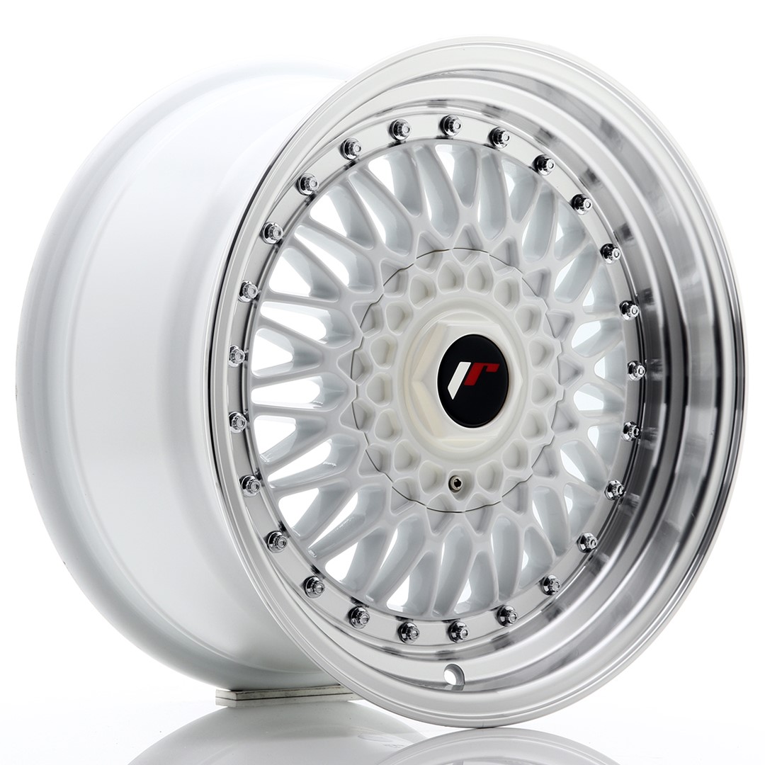 33222_0_22557 JR Wheels JR9 16x8 ET25 4x100/108 White w/ Machined Lip - Image 1