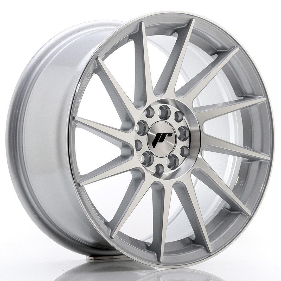 34419_0_23769 JR Wheels JR22 17x8 ET35 4x100/114 Silver Machined Face - Image 1