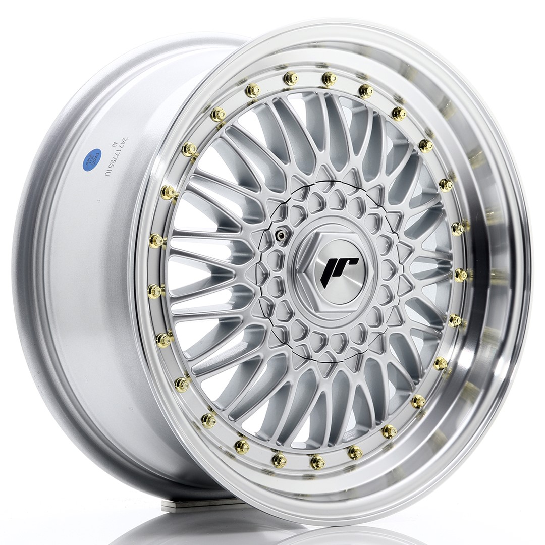 34581_0_23241 JR Wheels JR9 17x7,5 ET35 5x100/114 Silver w/ Machined Lip - Image 1