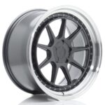 JR Wheels JR47 19x9,5 ET15-35 5H BLANK Hyper Gray w/ Machined Lip