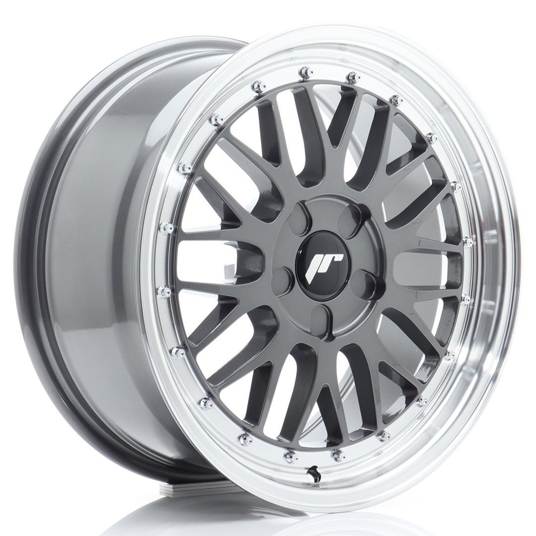 44726_0_33659 JR Wheels JR23 17x7,5 ET20-40 5H BLANK Hyper Gray w/ Machined Lip - Image 1
