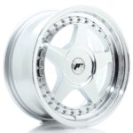 JR Wheels JR6 16x7 ET20-35 BLANK Silver Machined Face