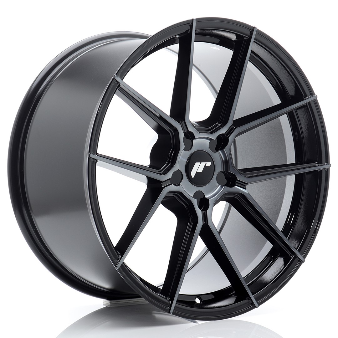 45345_0_34707 JR Wheels JR30 20x9 ET20-35 5H BLANK Black Machined w/ Tinted Face - Image 1