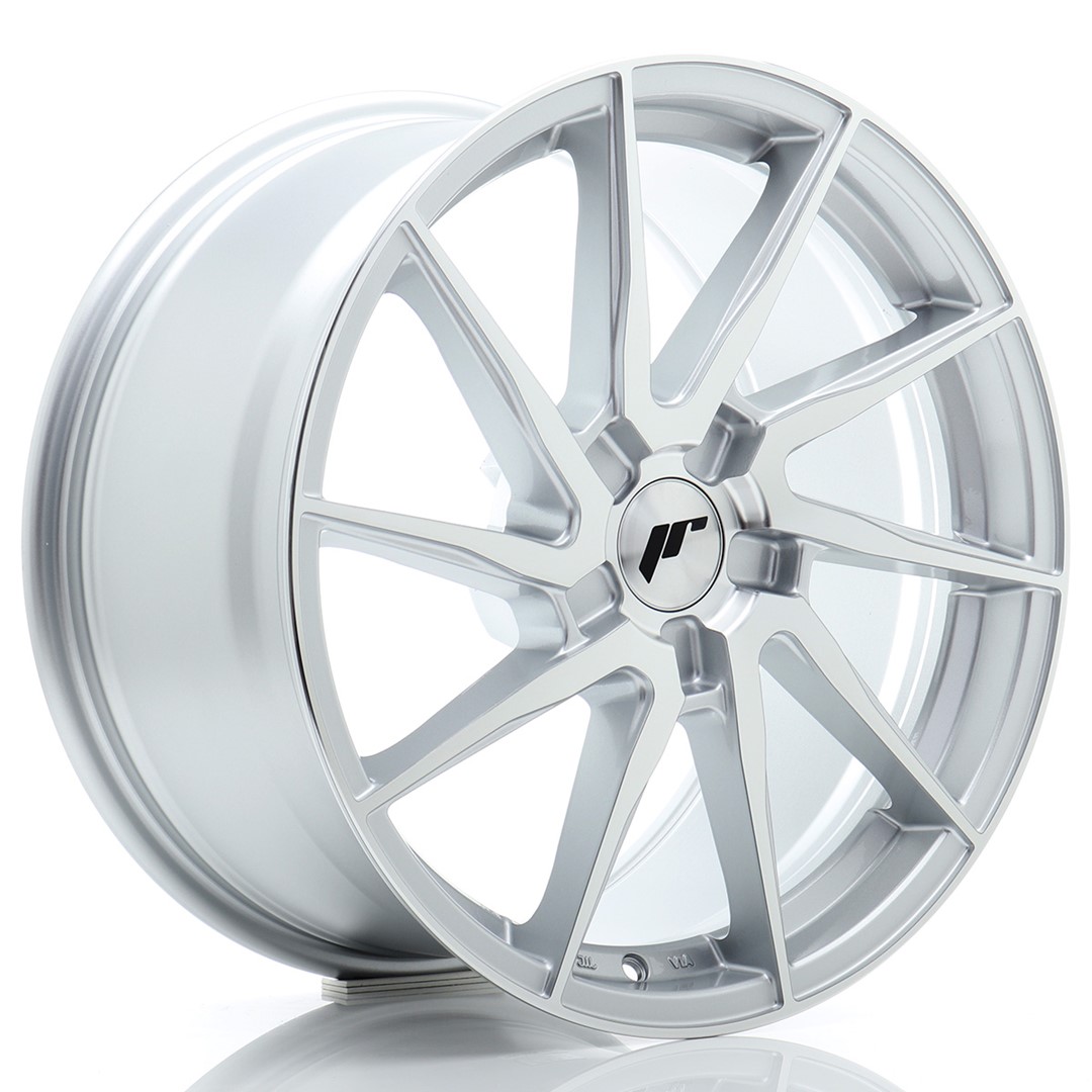 45542_0_35015 JR Wheels JR36 18x9 ET20-50 5H BLANK Silver Machined Face - Image 1