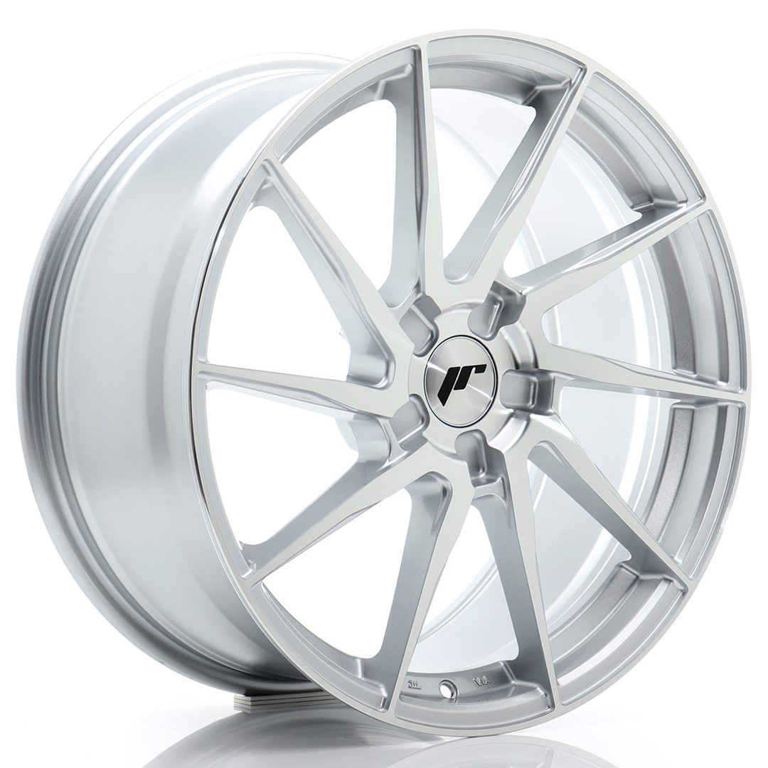 45546_0_34328 JR Wheels JR36 19x8 ET20-40 5H BLANK Silver Machined Face - Image 1