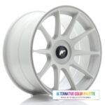 JR Wheels JR11 17x9 ET20-35 BLANK Custom Finish