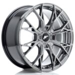 JR Wheels JR49 17x8 ET20-40 4H BLANK Hyper Black