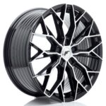 JR Wheels JR49 20x9 ET20-51 5H BLANK Gloss Black Machined Face
