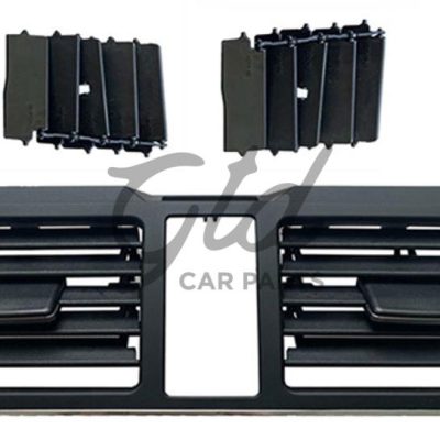 Ventilação Central Frontal Preta Mercedes-Benz Classe C W204 2007-2011 C/ Recorte p/ Botões