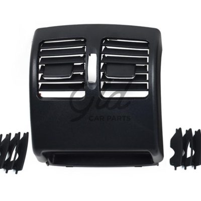 Ventilação Central Traseira Preta Mercedes-Benz Classe C E W204 W207 2007-2016 Versão 1