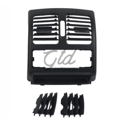Ventilação Central Traseira Preta Mercedes-Benz Classe C E W204 W207 2007-2016 Versão 2
