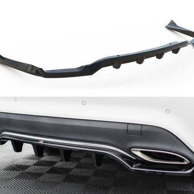 Splitter traseiro (with vertical bars) Mercedes-Benz CLA C117 Facelift