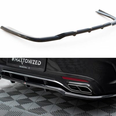 Splitter traseiro (with vertical bars) Mercedes-Benz S Coupe AMG-Line C217 Facelift