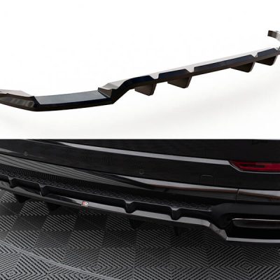 Splitter traseiro (with vertical bars) Audi SQ8 / Q8 S-Line Mk1 Facelift