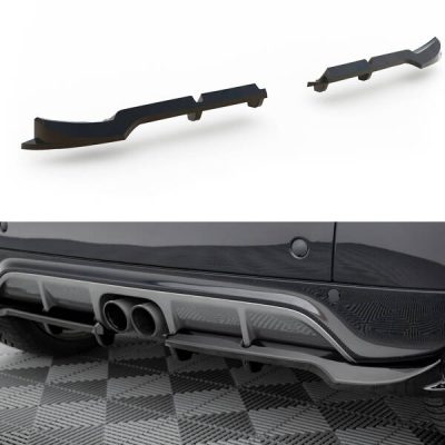 Splitter traseiro (with vertical bars) Brabus Smart Fortwo C451 Facelift