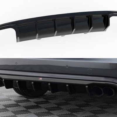 Rear Valance Audi A4 B8 Facelift (Version with dual exhausts on both sides)