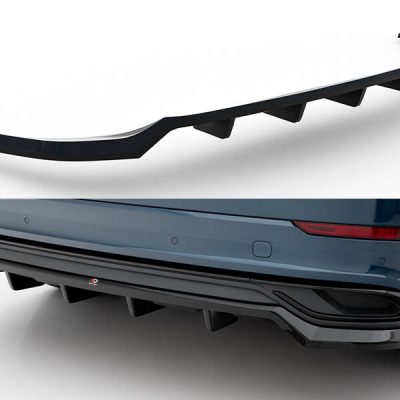 Rear Splitter (with vertical bars) Audi Q8 Mk1