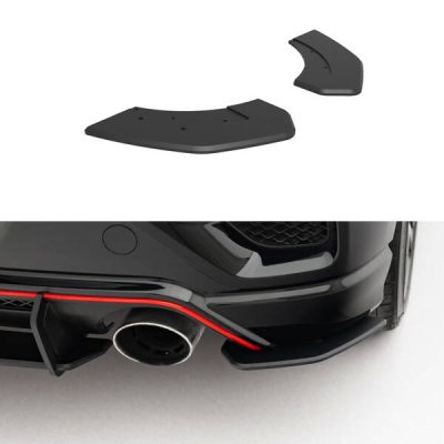 Street Pro Rear Side Splitters  Hyundai Veloster N Mk2