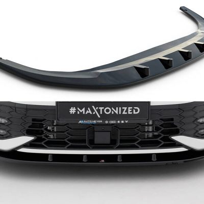 Front Splitter V.1 Volkswagen Golf GTI / GTE / R-Line Mk8 Facelift