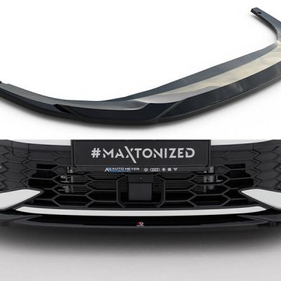 Front Splitter V.4 Volkswagen Golf GTI / GTE / R-Line Mk8 Facelift