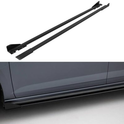 Street Pro Side Skirts Diffusers + Flaps Volkswagen Polo GTI Mk6 Facelift