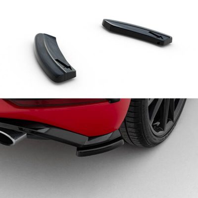 Rear Side Splitters Volkswagen Golf Hatchback R / R-Line Mk7 Facelift