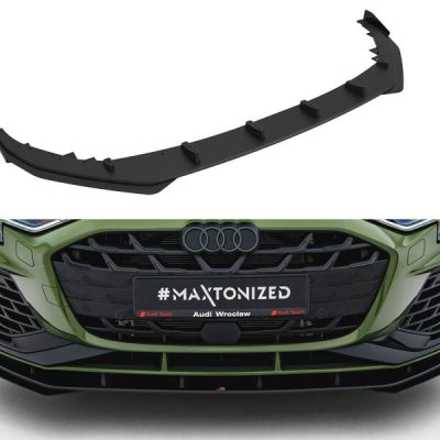 Street Pro Front Splitter V.1 + Flaps Audi S3 Sportback / A3 S-line Sportback 8Y Facelift