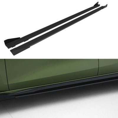 Street Pro Side Skirts Diffusers + Flaps Audi S3 Sportback / A3 S-line Sportback 8Y Facelift