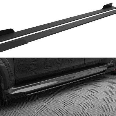 Street Pro Side Skirts Diffusers + Flaps Mitsubishi Lancer EVO X