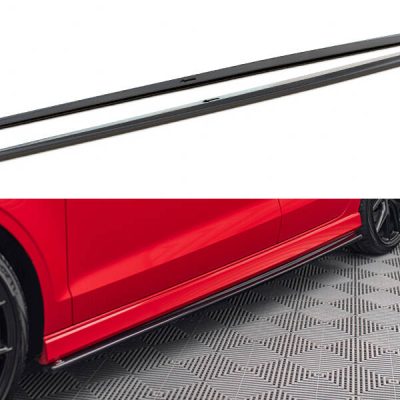 Difusores de embaladeiras laterais V.1 Audi S3 / A3 S-Line 8V / 8V FL Sedan