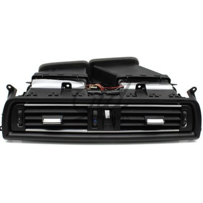 Ventilação Central Preta C/ Cromado BMW Série 5 F10 F11 F18 2010-2017