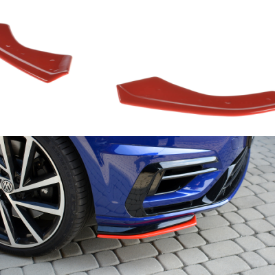 Splitter frontal V.8 VW Golf 7 R / R-Line Facelift