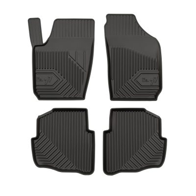 PACK 4 TAPETES BORRACHA NO.77 SKODA FABIA I 1999-2008