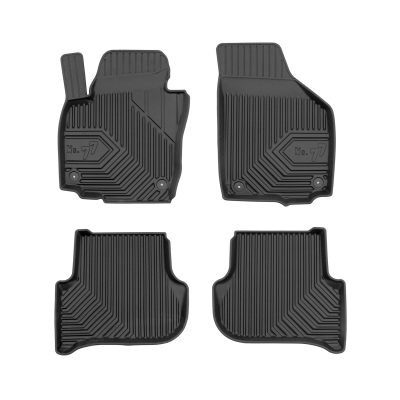 PACK 4 TAPETES BORRACHA NO.77 SKODA YETI 2009-2018