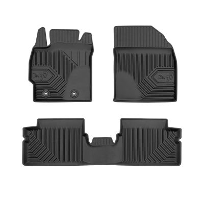 PACK 3 TAPETES BORRACHA NO.77 TOYOTA AURIS I 2006-2012