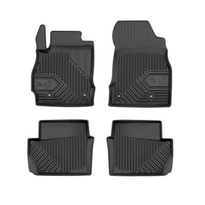 PACK 4 TAPETES BORRACHA NO.77 MAZDA 2 II 2007-2014
