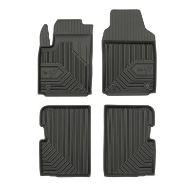 PACK 4 TAPETES BORRACHA NO.77 FIAT 500 2007->