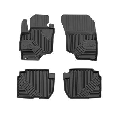 PACK 4 TAPETES BORRACHA NO.77 MITSUBISHI OUTLANDER III PHEV 2012-2022