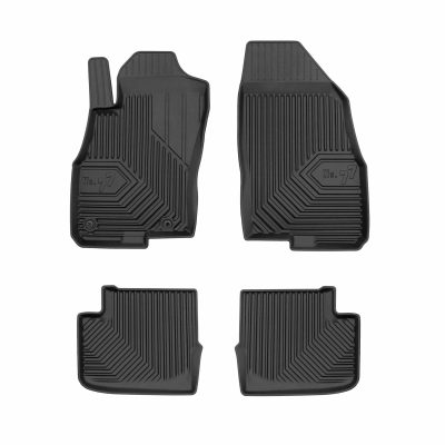 PACK 4 TAPETES BORRACHA NO.77 FIAT PUNTO EVO 2009-2012
