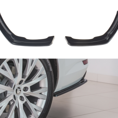 Splitters laterais traseiros Skoda Superb Mk3 FL Hatchback / Estate