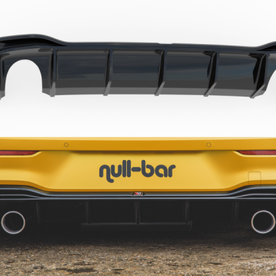 Embaladeira Traseira (GTI LOOK) with Exhaust VW Golf 8