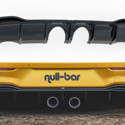 Embaladeira Traseira (R32 LOOK) with Exhaust VW Golf 8
