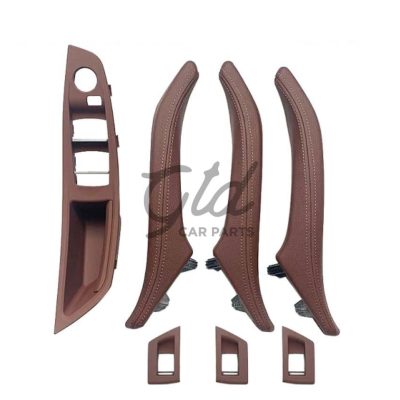 KIT Puxadores Vermelho BMW Série 5 F10 F11 F18 2010-2017 S/ Esp. Rebatíveis