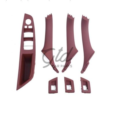 KIT Puxadores Vermelho BMW Serie 5 F10 F11 F18 C/ espelho Rebatível