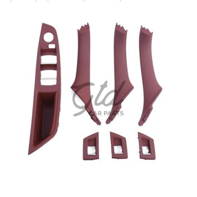 KIT Puxadores Vermelho BMW Serie 5 F10 F11 F18 S/ Esp. Rebatível