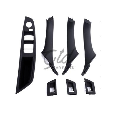 Conjunto de Puxadores Pretos BMW Serie 5 F10 F11 F18 S/ Esp. Rebatível