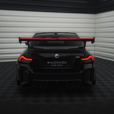 Carbon Fiber Spoiler With External Brackets Uprights +LED light BMW M2 G87 / M240i / 2 M-Pack / 2 Standard G42