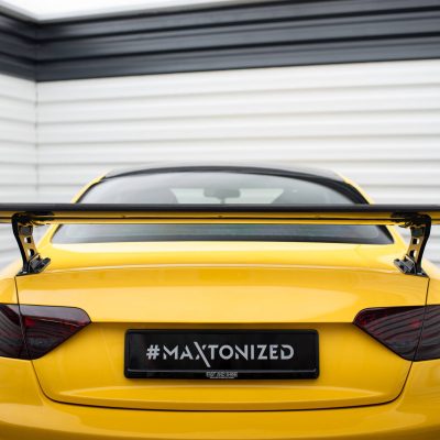Carbon Spoiler With External Brackets Uprights Audi A5 Coupe 8T